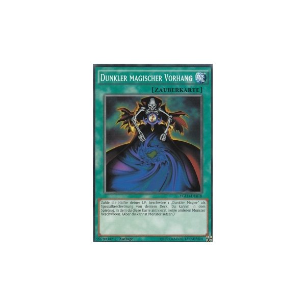 Dunkler magischer Vorhang YGLD-DEB18