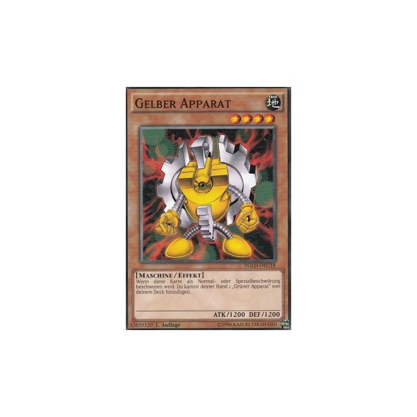 Gelber Apparat YGLD-DEC18