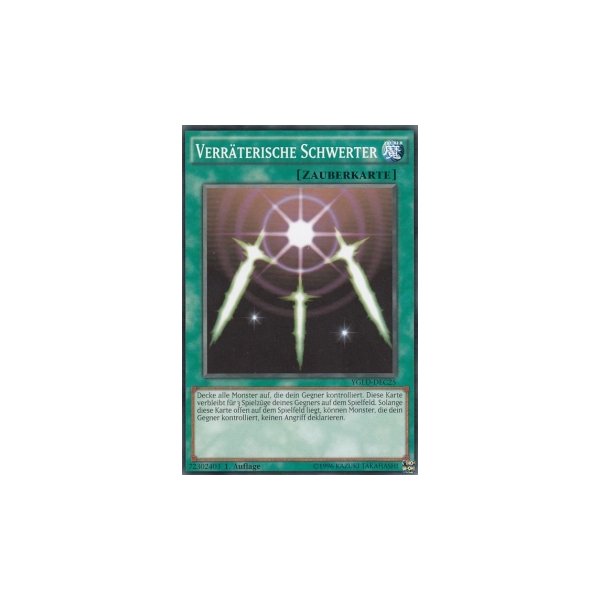 Verr&auml;terische Schwerter YGLD-DEC25