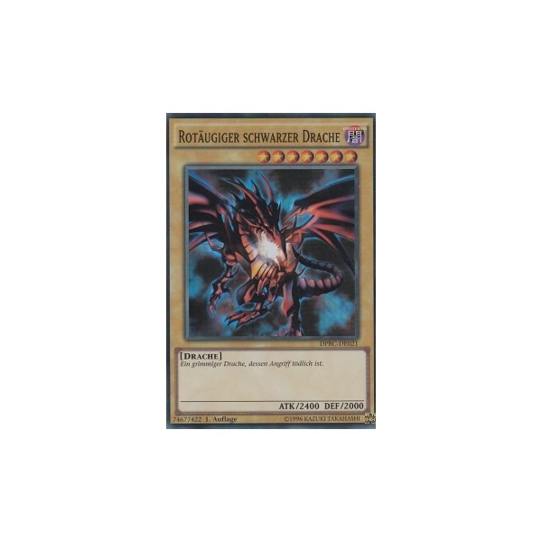 Rot&auml;ugiger schwarzer Drache DPBC-DE021