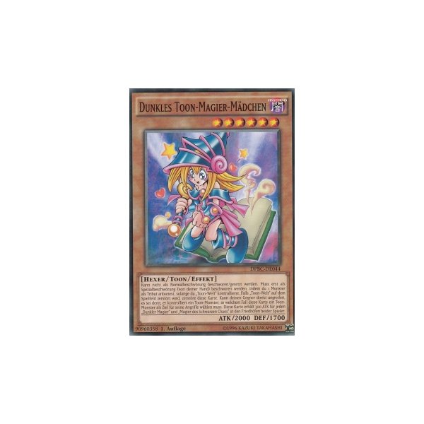 Dunkles Toon-Magier-M&auml;dchen DPBC-DE044