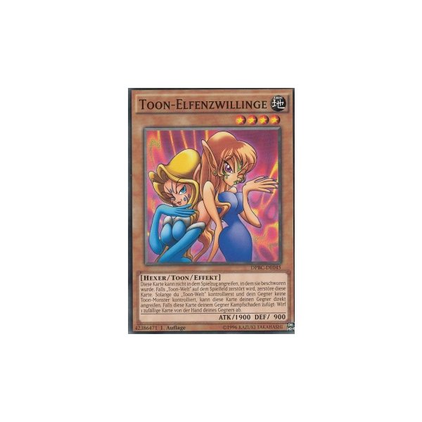 Toon-Elfenzwillinge DPBC-DE045