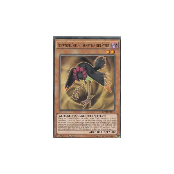 Schwarzfl&uuml;gel &ndash; Harmattan der Staub BOSH-DE014