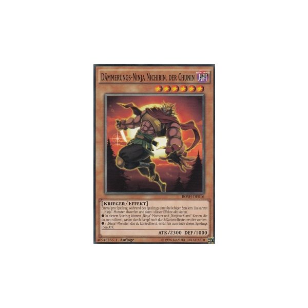 D&auml;mmerungs-Ninja Nichirin, der Chunin BOSH-DE016
