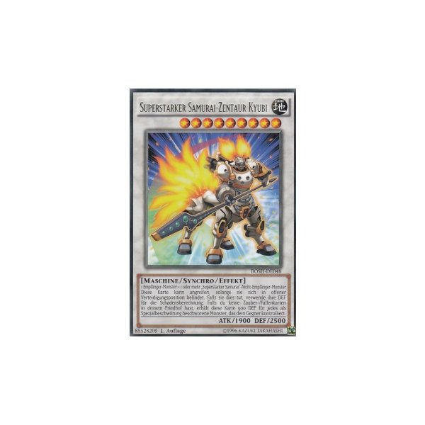 Superstarker Samurai-Zentaur Kyubi BOSH-DE048