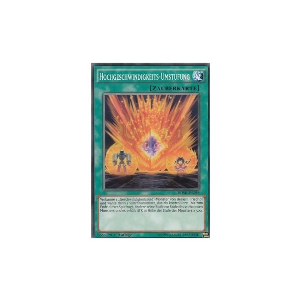 Hochgeschwindigkeits-Umstufung BOSH-DE058