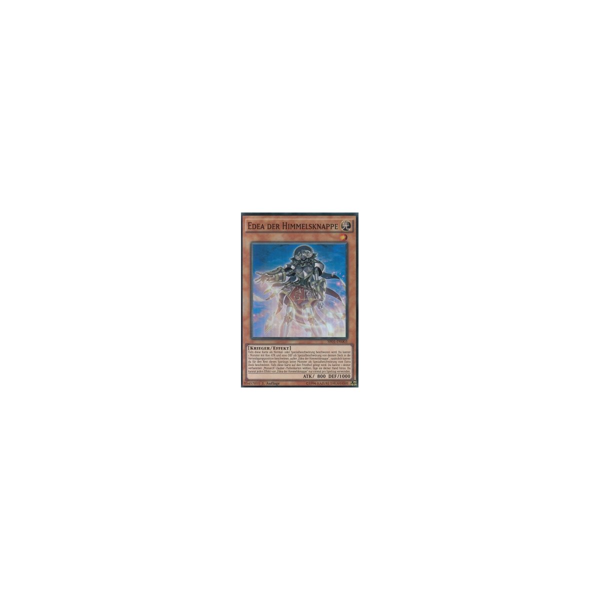 SR01-DE003 Edea Der Himmelsknappe – 1. Auflage Kartenset Inkl. Original Gwindi Schutzhüllen
