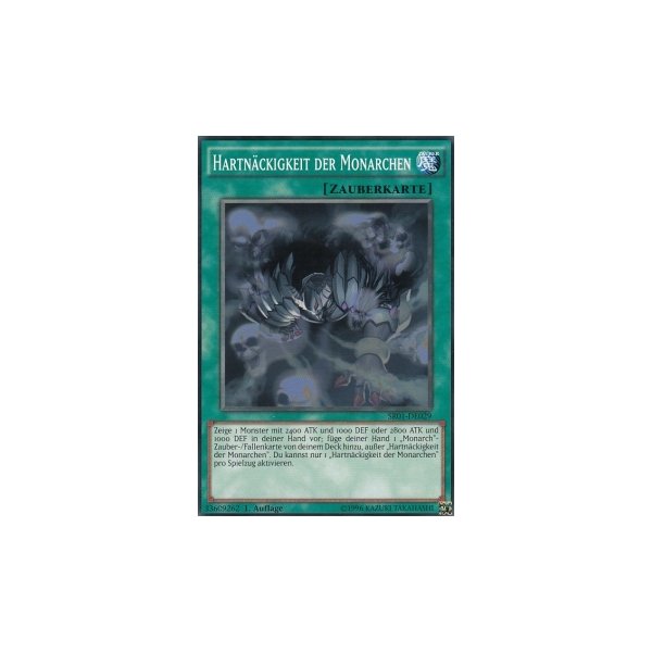 Hartn&auml;ckigkeit der Monarchen SR01-DE029