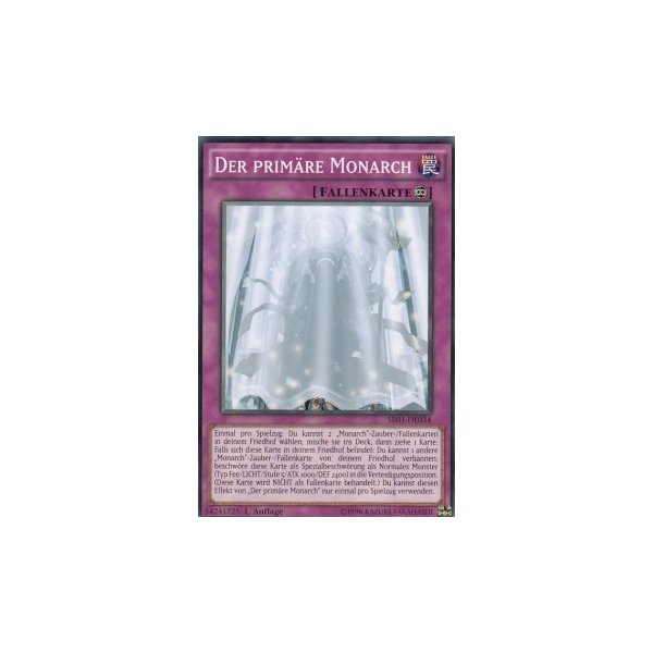 Der prim&auml;re Monarch SR01-DE034
