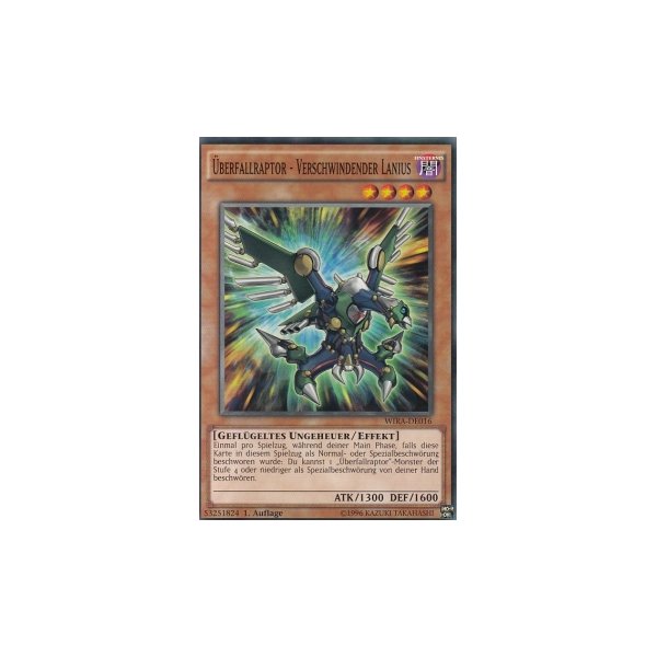 &Uuml;berfallraptor - Verschwindender Lanius WIRA-DE016