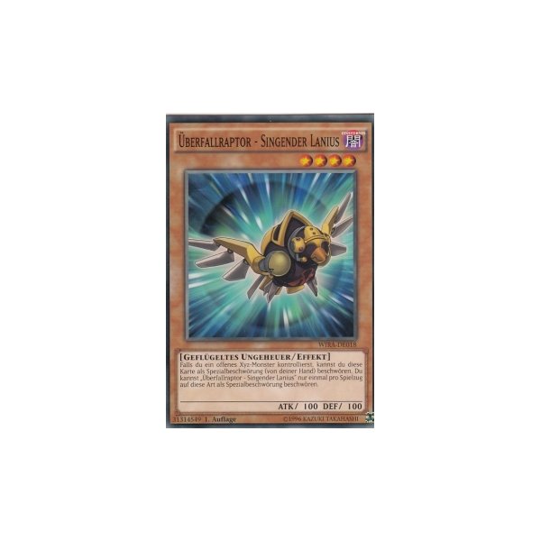 &Uuml;berfallraptor - Singender Lanius WIRA-DE018