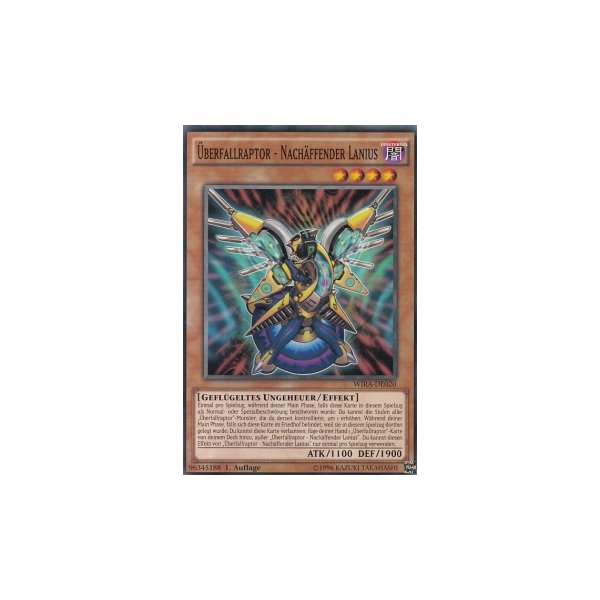 &Uuml;berfallraptor - Nach&auml;ffender Lanius WIRA-DE020