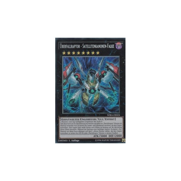 &Uuml;berfallraptor - Satellitenkanonen-Falke WIRA-DE024