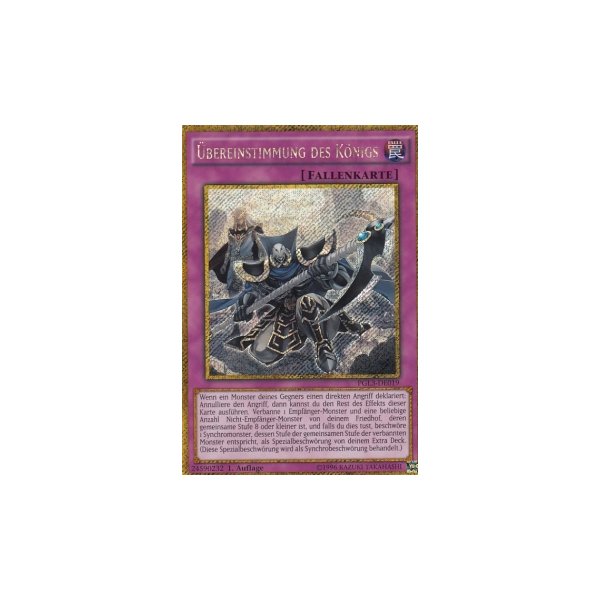 &Uuml;bereinstimmung des K&ouml;nigs PGL3-DE019