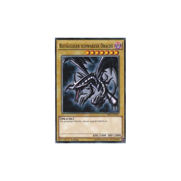 Rot&auml;ugiger schwarzer Drache MIL1-DE027