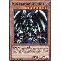 Rotäugiger schwarzer Metalldrache MIL1-DE035