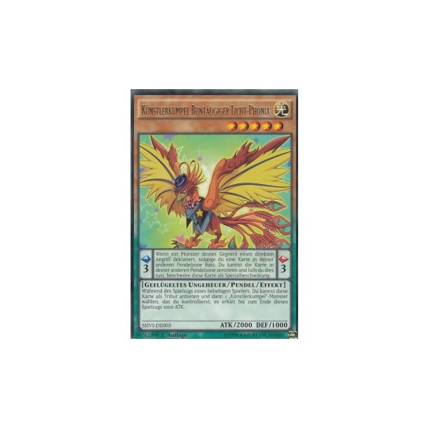 K&uuml;nstlerkumpel Bunt&auml;ugiger Licht-Ph&ouml;nix SHVI-DE003