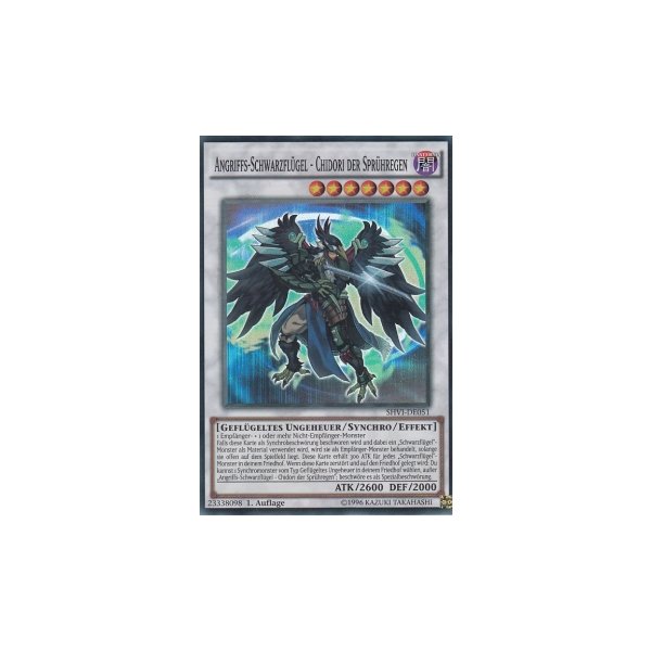 Angriffs-Schwarzfl&uuml;gel - Chidori der Spr&uuml;hregen SHVI-DE051