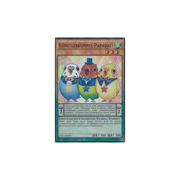 K&uuml;nstlerkumpel Papadrei YS16-DE005