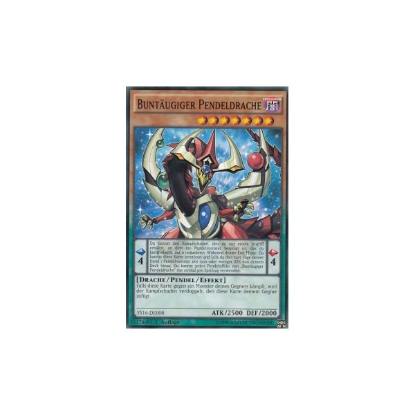 Bunt&auml;ugiger Pendeldrache YS16-DE008