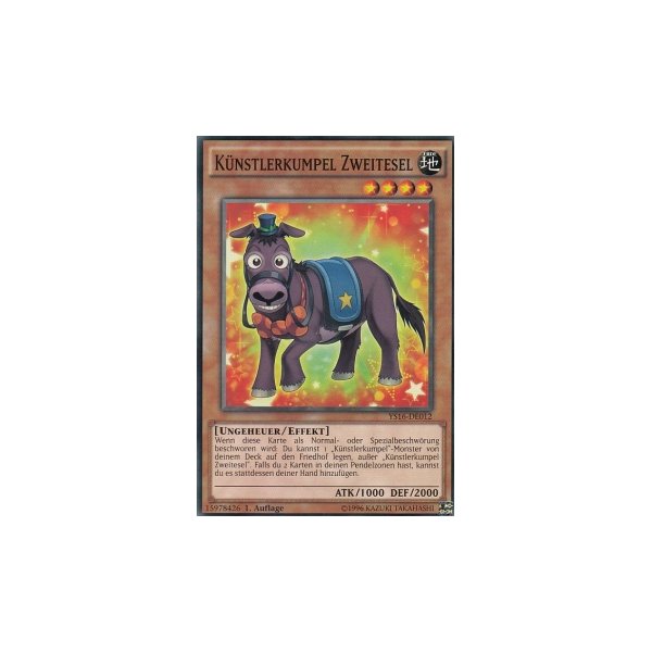 K&uuml;nstlerkumpel Zweitesel YS16-DE012