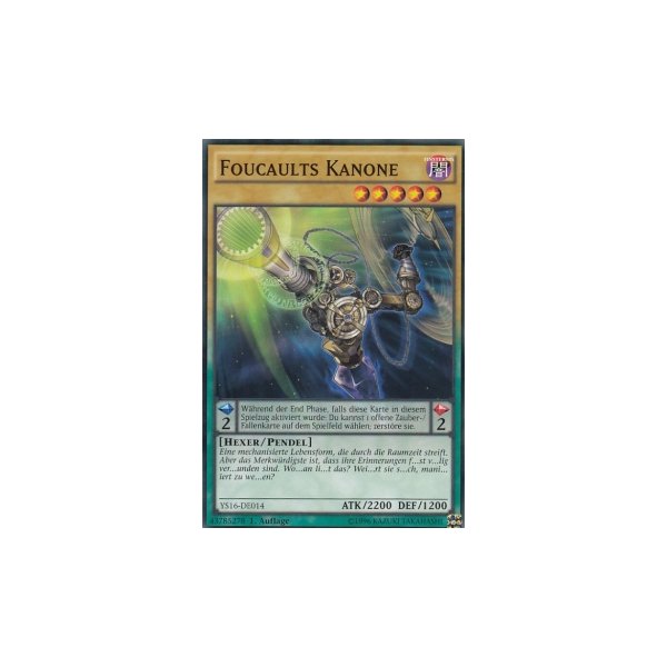 Foucaults Kanone YS16-DE014