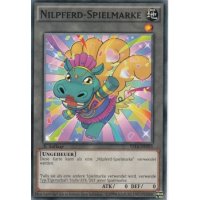 Nilpferd-Spielmarke (Blau) YS16-DET03