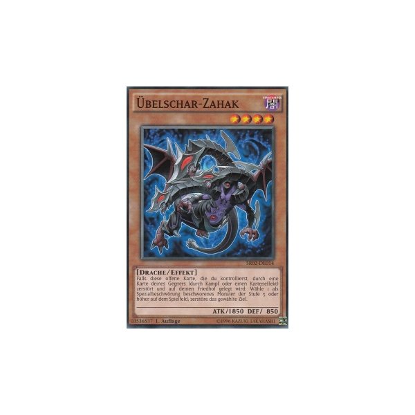 &Uuml;belschar-Zahak SR02-DE014