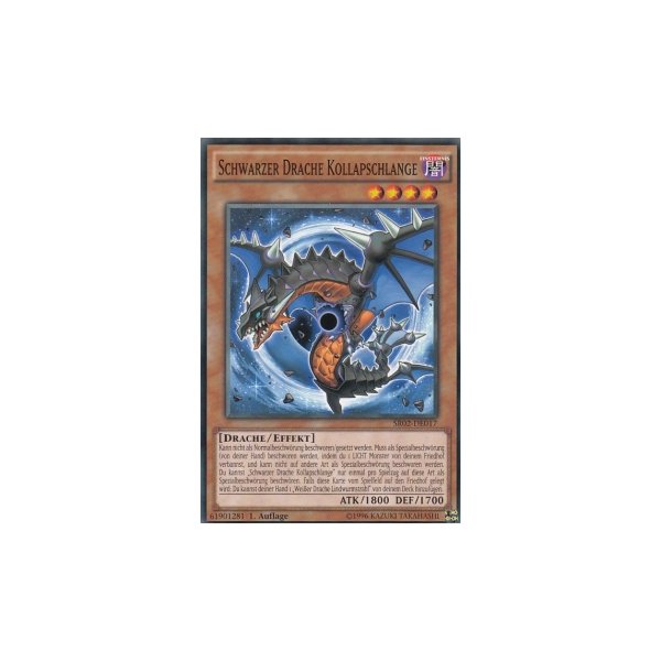 Schwarzer Drache Kollapschlange SR02-DE017