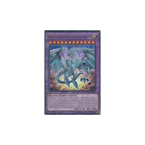 Neo-Blau&auml;ugiger ultimativer Drache MVP1-DE001