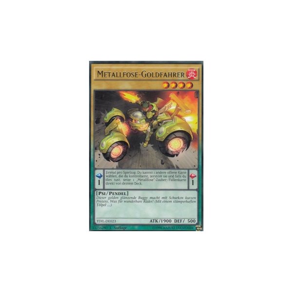 Metallfose-Goldfahrer TDIL-DE023