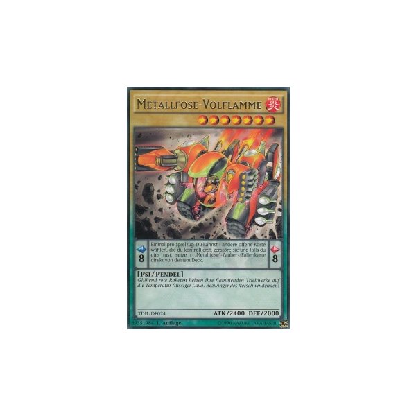 Metallfose-Volflamme TDIL-DE024