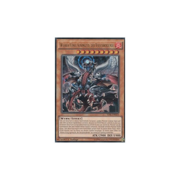 Wahrer K&ouml;nig Agnimazud, der Verschwindende TDIL-DE025