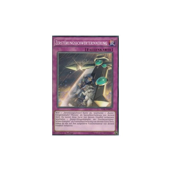 Zerst&ouml;rungsschwerterinnerung TDIL-DE075
