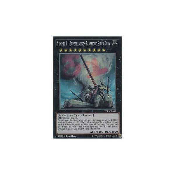 Nummer 81: Superkanonen-Panzerzug Super Dora TDIL-DE091