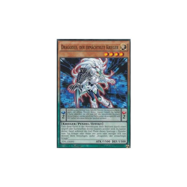 Dragodies, der erm&auml;chtigte Krieger TDIL-DE093