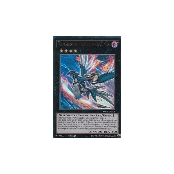 &Uuml;berfallraptor - Flammenbrenner-Falke DRL3-DE005