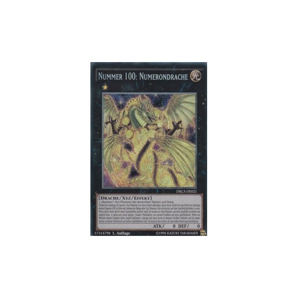 Nummer 100: Numerondrache DRL3-DE021