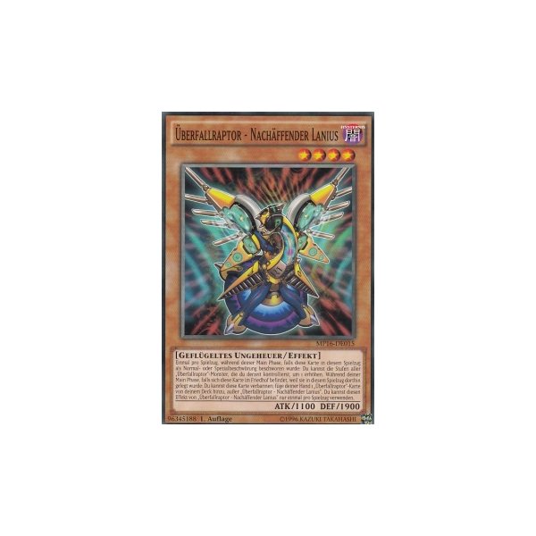 &Uuml;berfallraptor - Nach&auml;ffender Lanius MP16-DE015