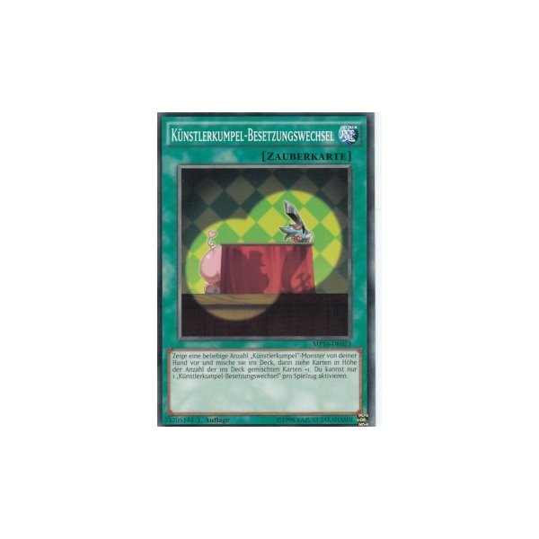 K&uuml;nstlerkumpel-Besetzungswechsel MP16-DE023