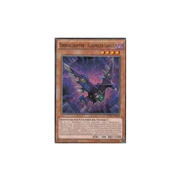 &Uuml;berfallraptor - Flaumiger Lanius MP16-DE058