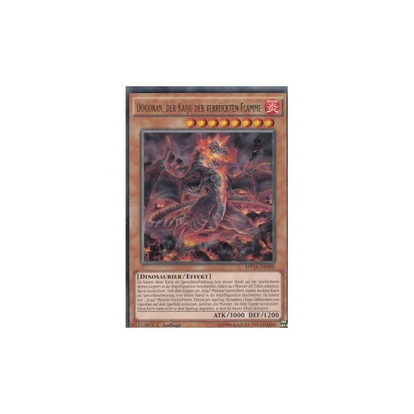 Dogoran, der Kaiju der verr&uuml;ckten Flamme MP16-DE098