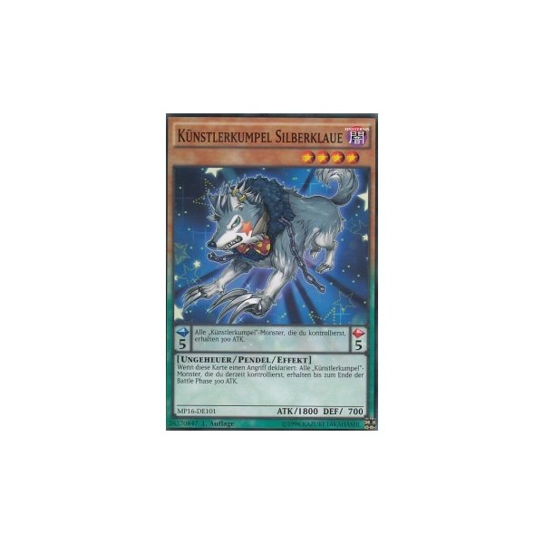 K&uuml;nstlerkumpel Silberklaue MP16-DE101