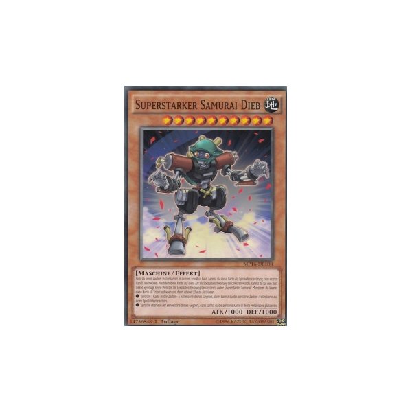 Superstarker Samurai Dieb MP16-DE108