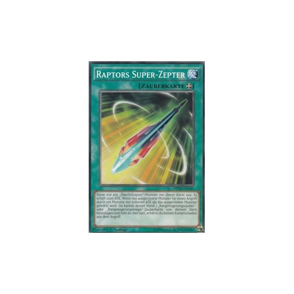 Raptors Super-Zepter MP16-DE145