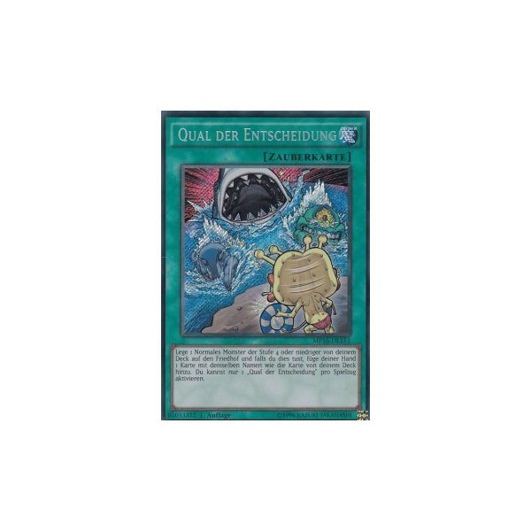 Qual der Entscheidung MP16-DE151