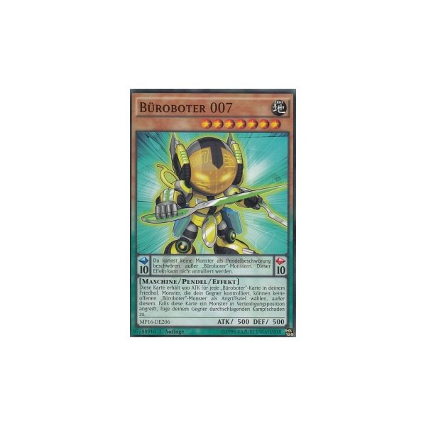 B&uuml;roboter 007 MP16-DE206