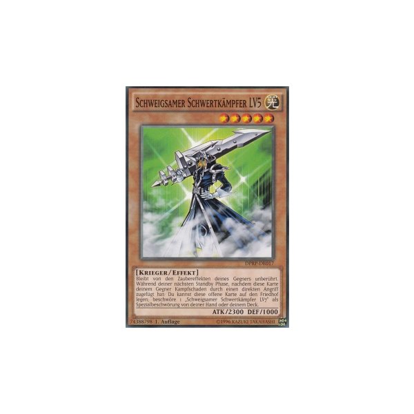 Schweigsamer Schwertk&auml;mpfer LV5 DPRP-DE017