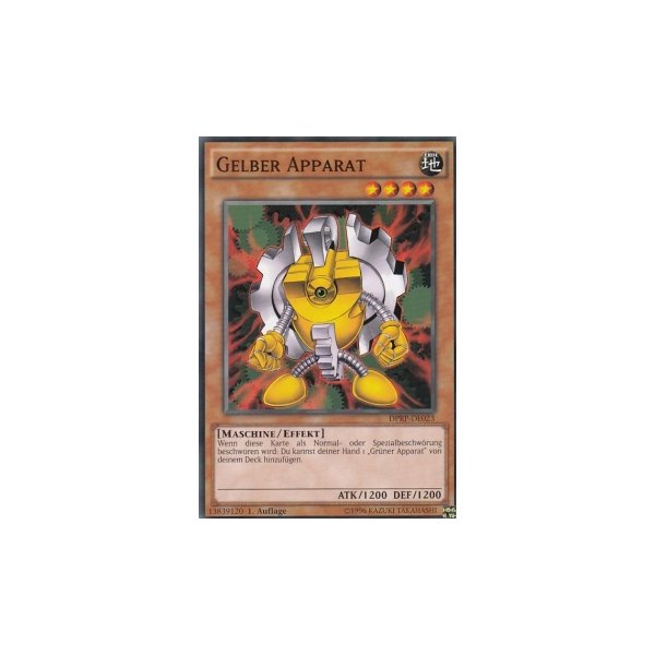 Gelber Apparat DPRP-DE023