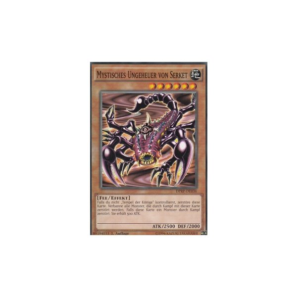 Mystisches Ungeheuer von Serket DPRP-DE036